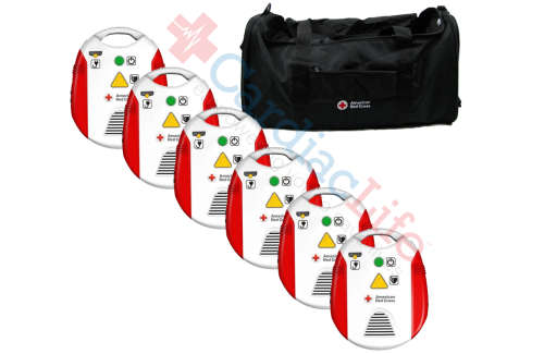 RED CROSS AED Trainer with Metronome 6 Pack